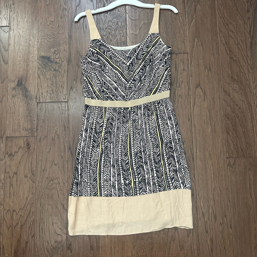 Loft Aztec print dress size 4 NWOT